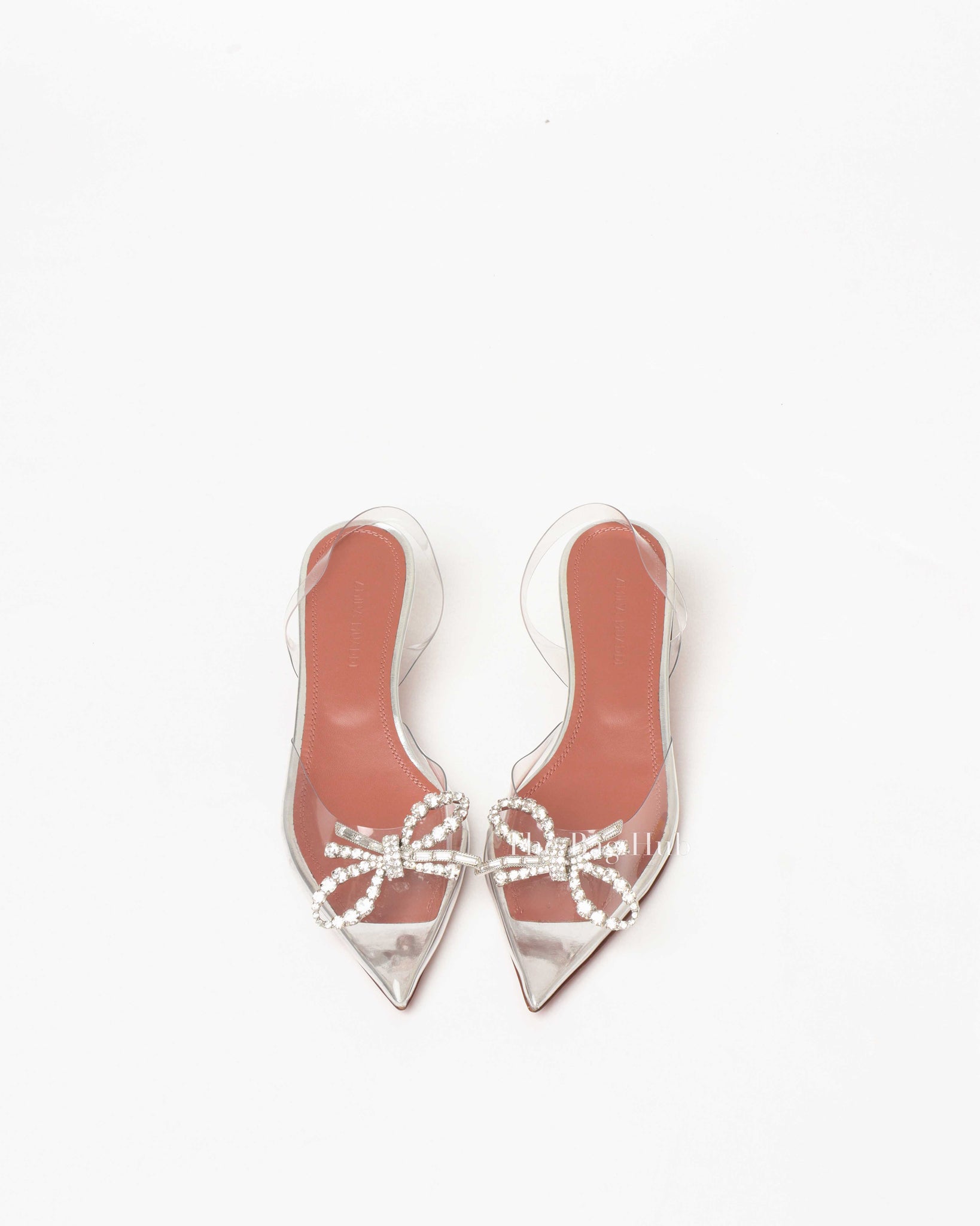 Amina Muaddi Rosie Embellished PVC Pumps Size 35