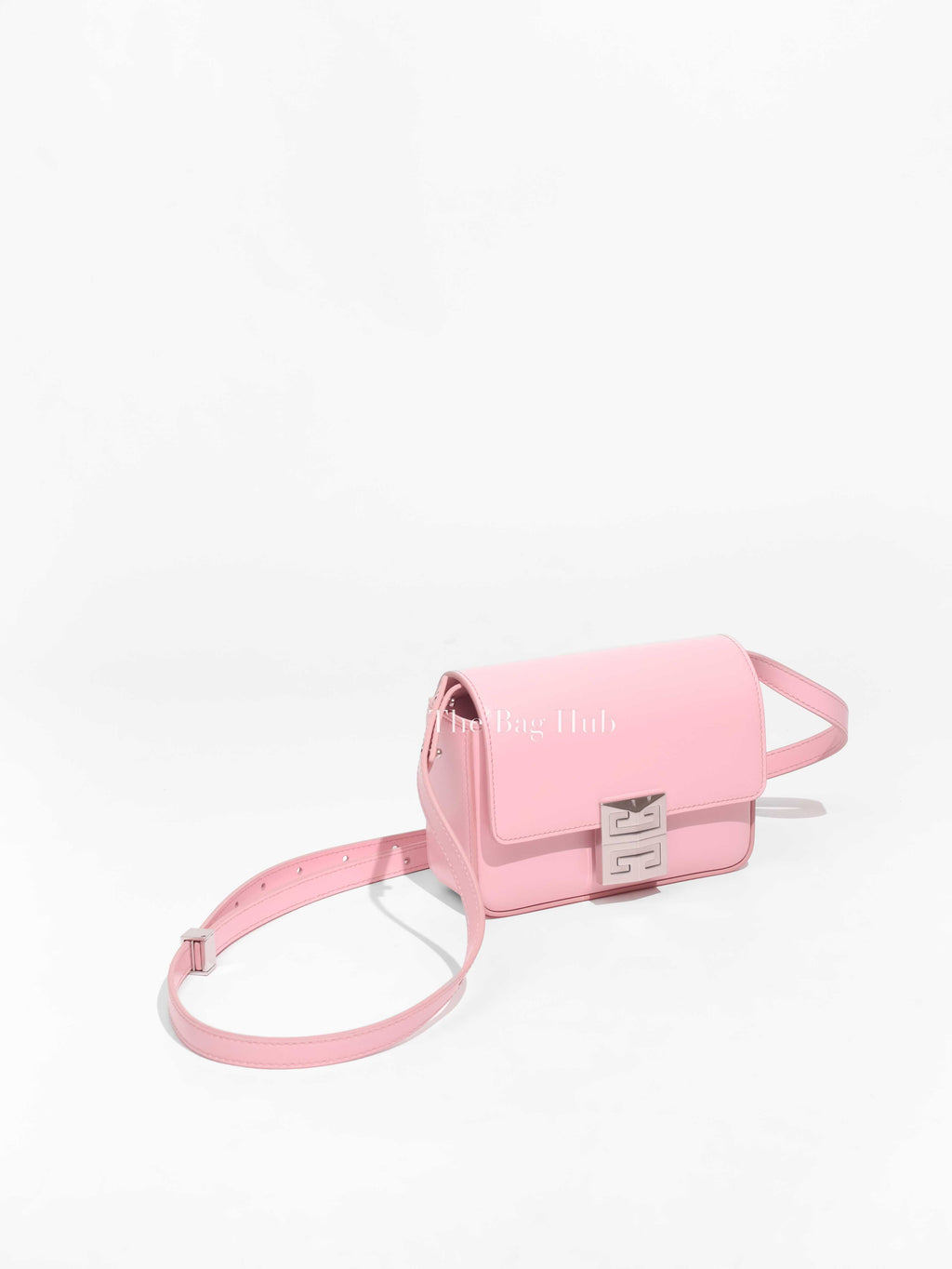 Givenchy Bright Pink Calf Leather 4G Small Crossbody Bag