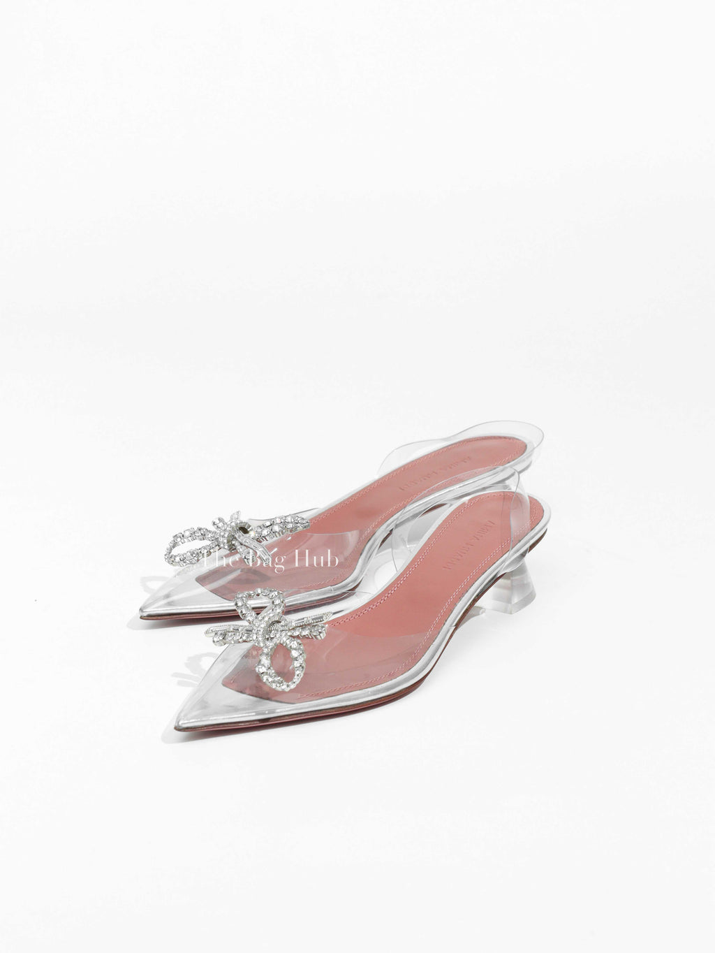 Amina Muaddi Rosie Embellished PVC Pumps Size 35