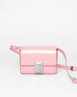 Givenchy Bright Pink Calf Leather 4G Small Crossbody Bag