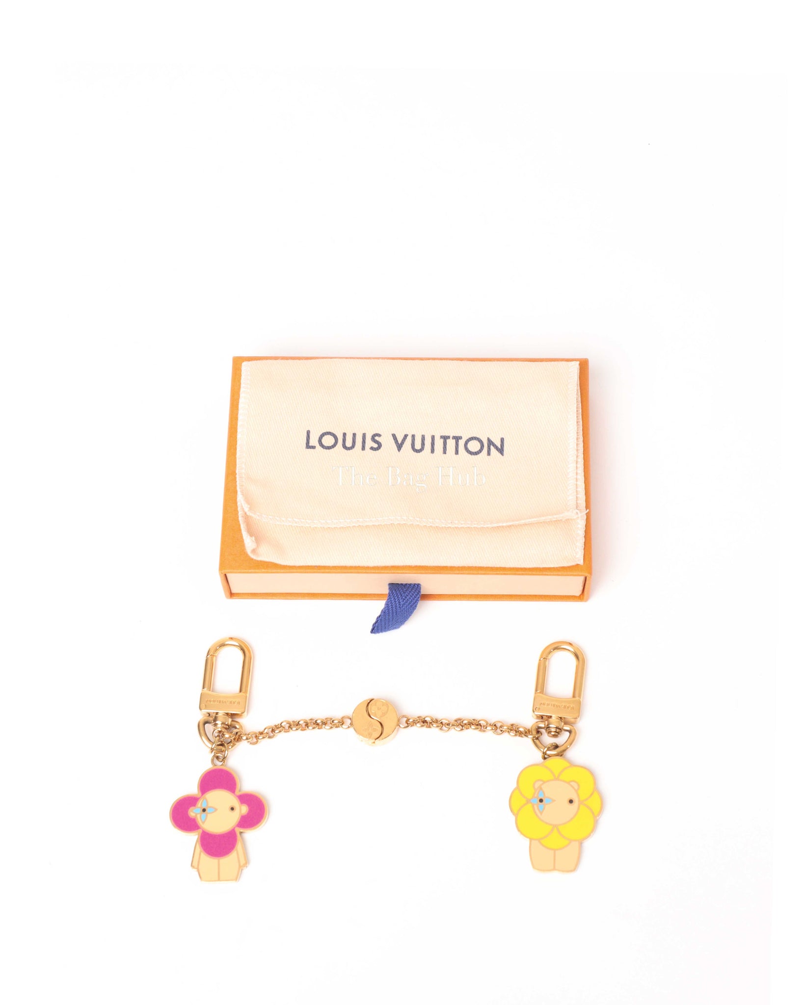 Louis Vuitton Gold Vivienne and Petula Best Friend Bag Charm and Key Holder (Set of 2)