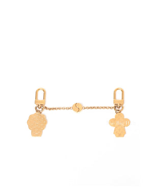 Louis Vuitton Gold Vivienne and Petula Best Friend Bag Charm and Key Holder (Set of 2)