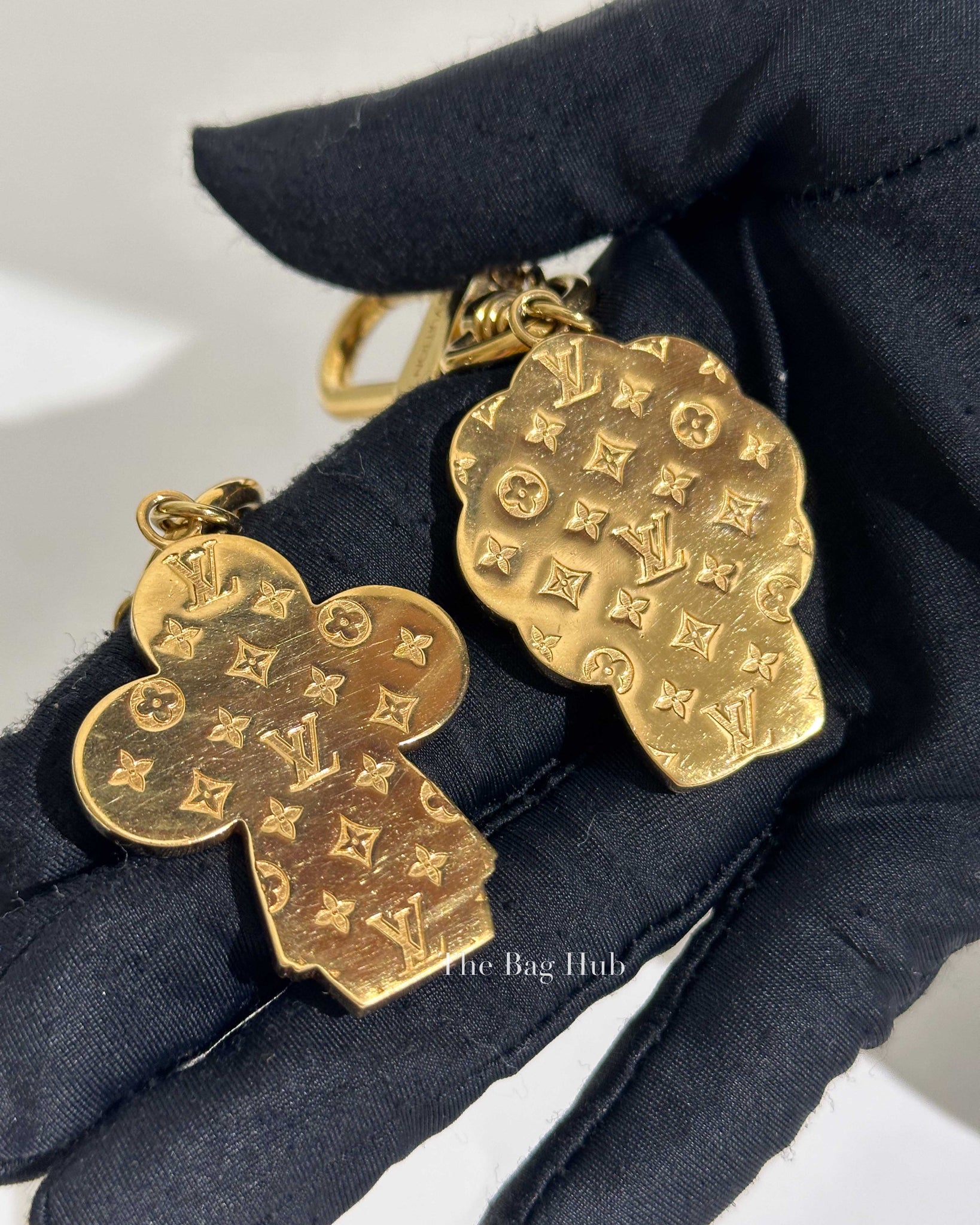 Louis Vuitton Gold Vivienne and Petula Best Friend Bag Charm and Key Holder (Set of 2)