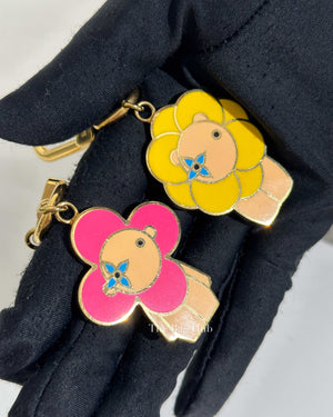 Louis Vuitton Gold Vivienne and Petula Best Friend Bag Charm and Key Holder (Set of 2)