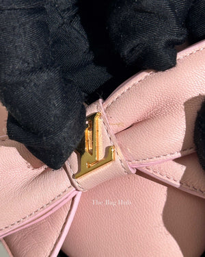 Louis Vuitton Pink Leather Popi Flats Size 35