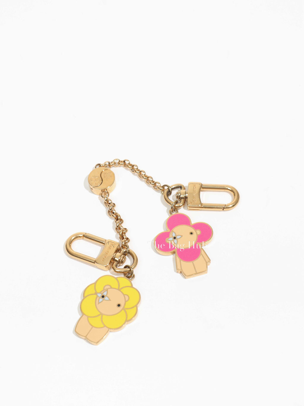 Louis Vuitton Gold Vivienne and Petula Best Friend Bag Charm and Key Holder (Set of 2)