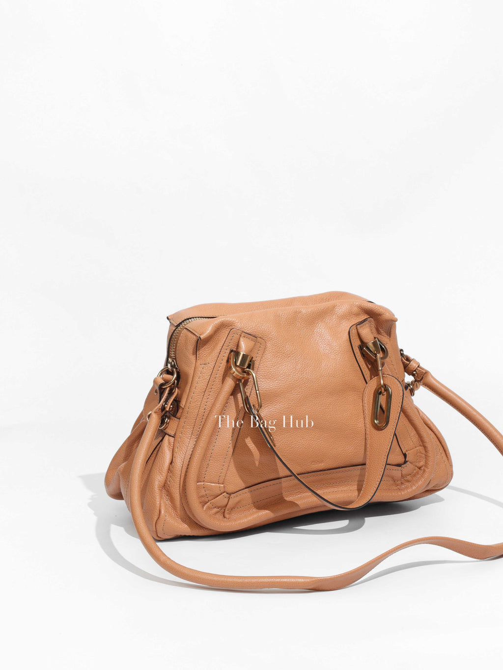 Chloè Light Tan Leather Medium Paraty Bag