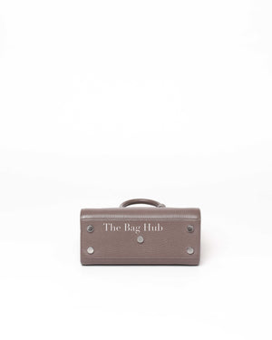 Saint Laurent Gray Grained Leather Nano Sac De Jour Bag