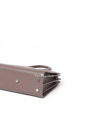 Saint Laurent Gray Grained Leather Nano Sac De Jour Bag