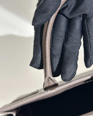 Saint Laurent Gray Grained Leather Nano Sac De Jour Bag