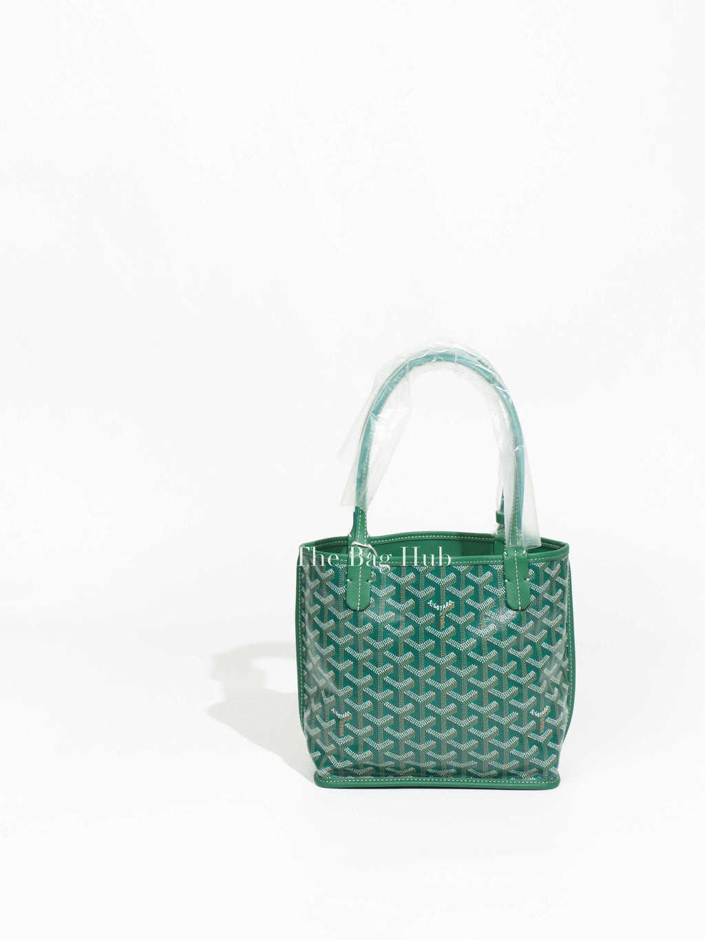 Goyard Green Leather Mini Anjou Bag