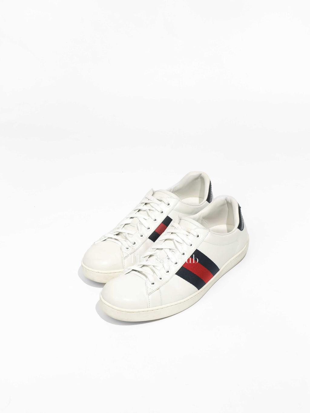 Gucci White Leather Ace Men's Sneakers Size 9