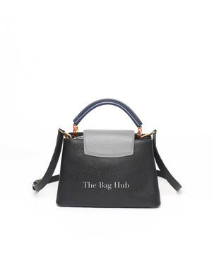 Louis Vuitton Black/Grey/Navy Blue Multicolor Leather Capuccine BB Bag