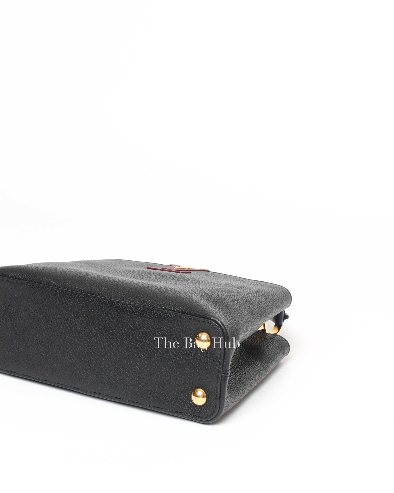 Louis Vuitton Black/Grey/Navy Blue Multicolor Leather Capuccine BB Bag