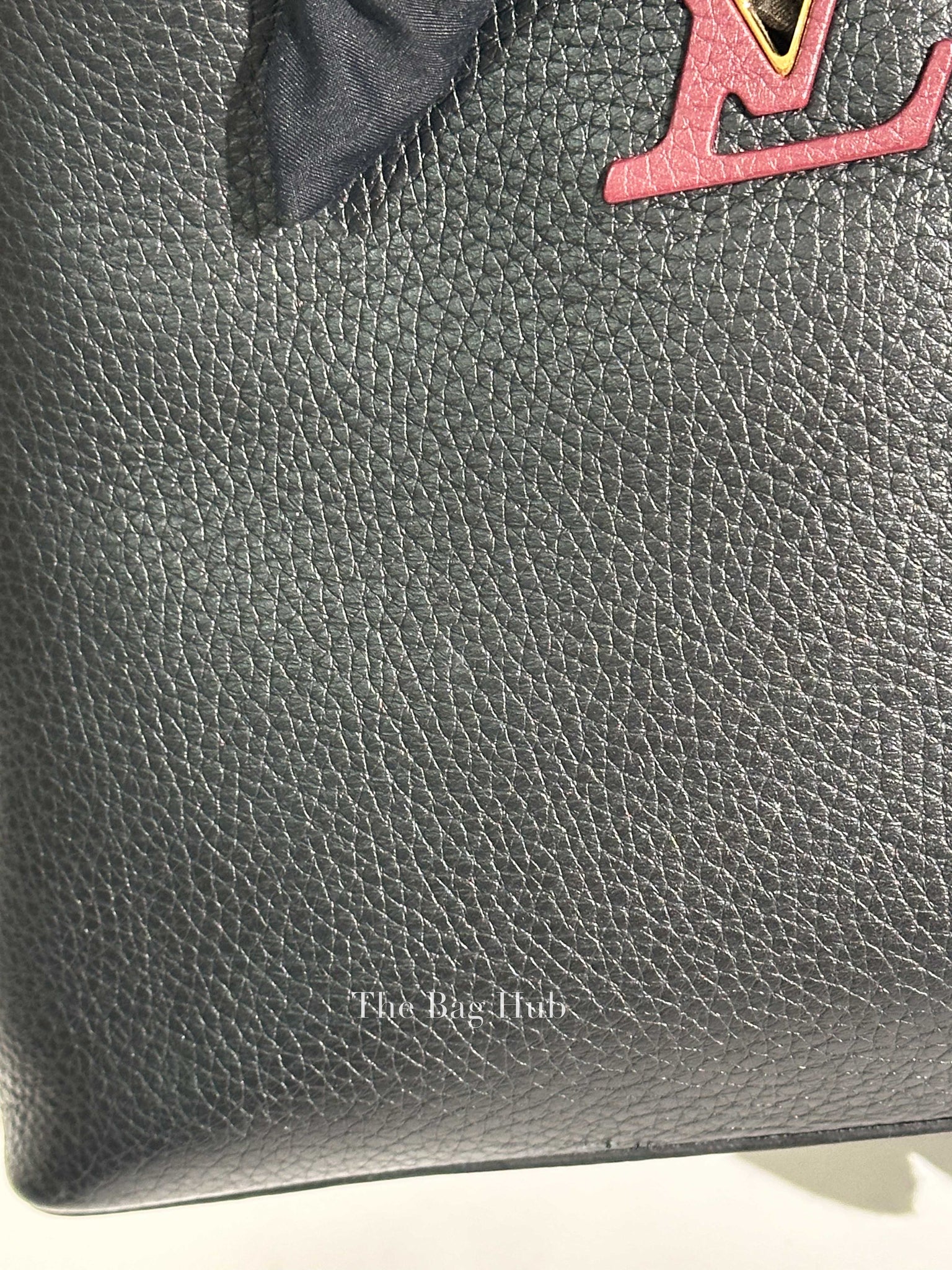 Louis Vuitton Black/Grey/Navy Blue Multicolor Leather Capuccine BB Bag