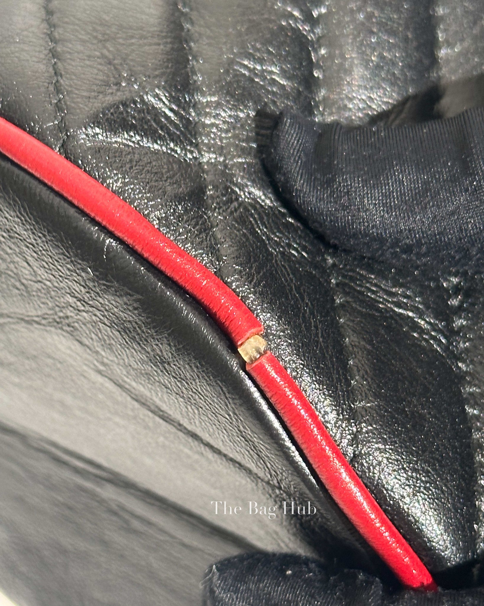 Gucci Black Leather Marmont Mini Bucket Bag