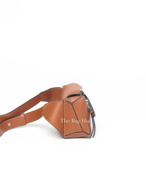 Loewe Tan Classic Calfskin Mini Puzzle Bumbag