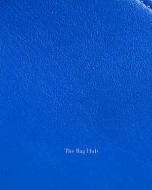 Saint Laurent Blue Leather Small Chyc Cabas Bag