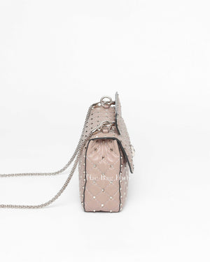 Valentino Poudre Leather Rockstud Spike Medium Bag