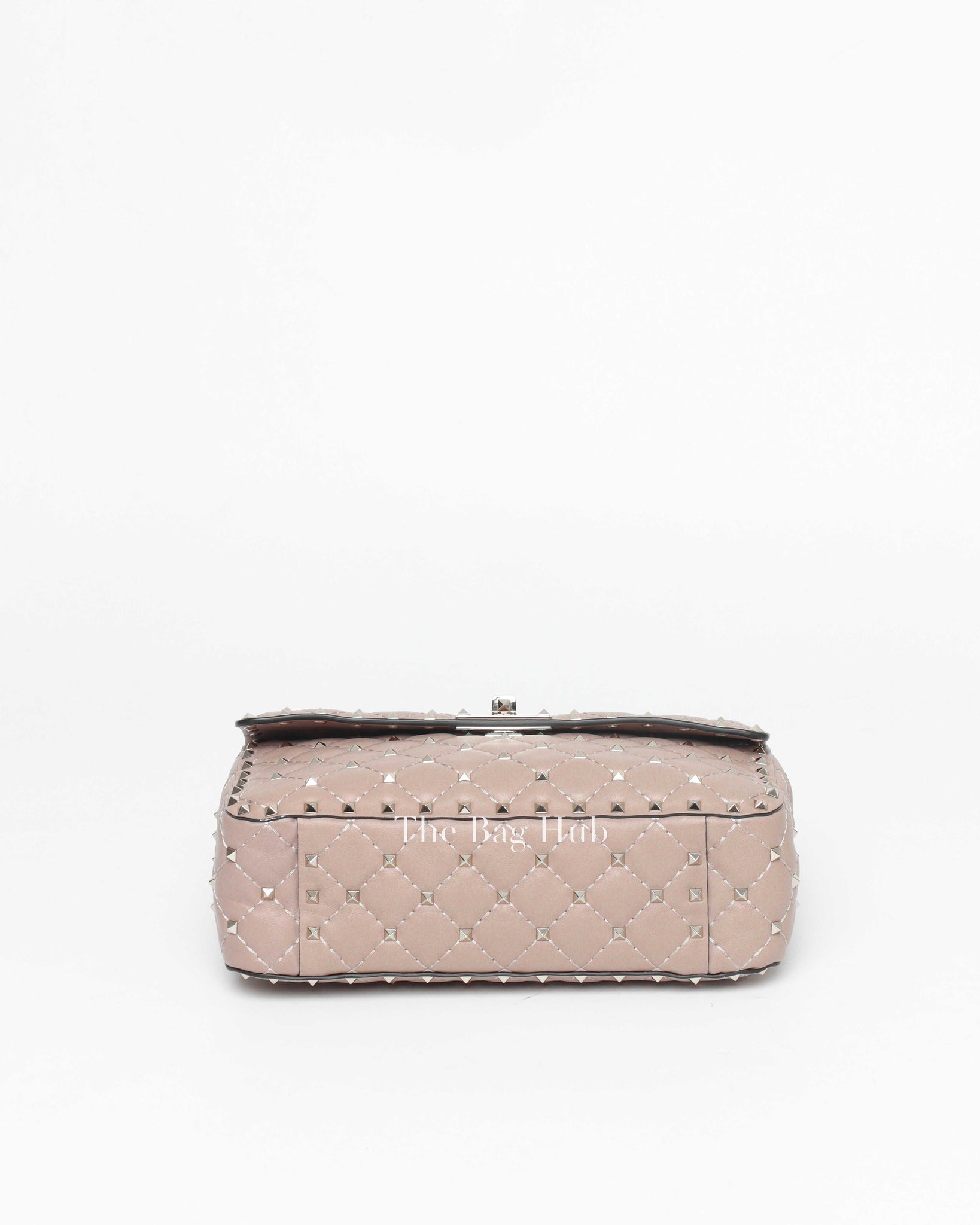 Valentino Poudre Leather Rockstud Spike Medium Bag