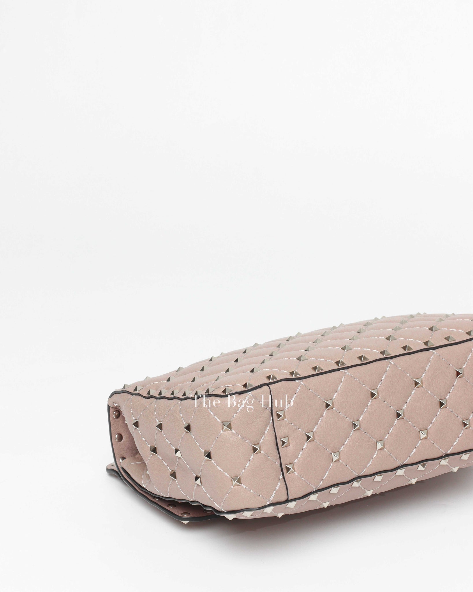 Valentino Poudre Leather Rockstud Spike Medium Bag