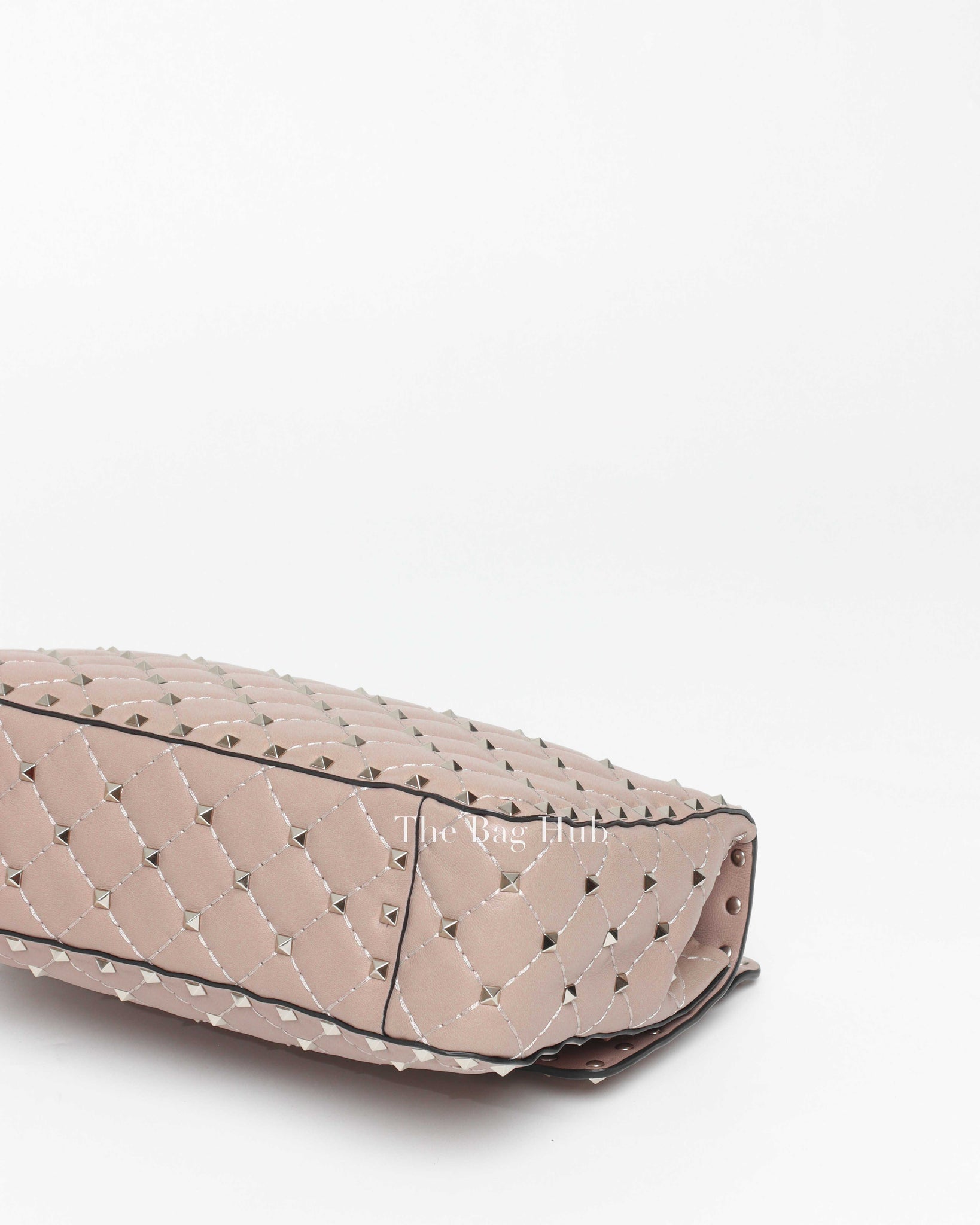 Valentino Poudre Leather Rockstud Spike Medium Bag
