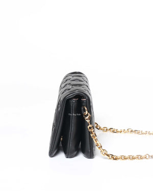Louis Vuitton Black Soft Lambskin Monogram Pochette Coussin Crossbody Bag-5