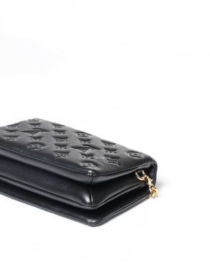 Louis Vuitton Black Soft Lambskin Monogram Pochette Coussin Crossbody Bag-10