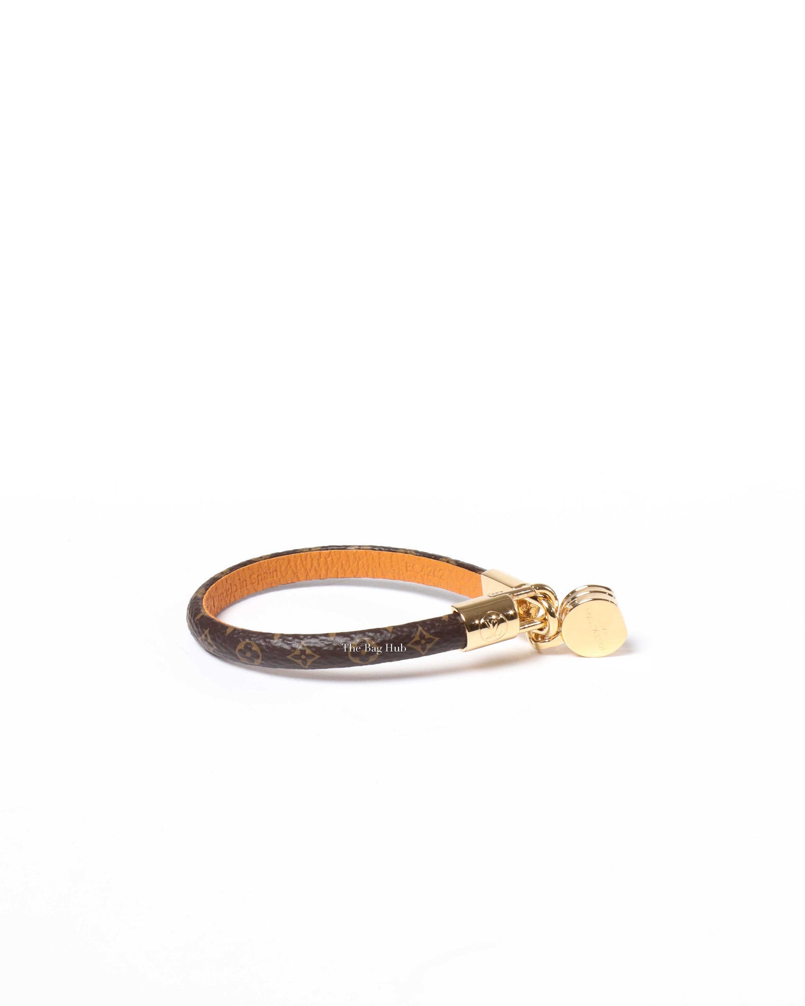 Louis Vuitton Monogram Tribute Bracelet Size 17, Designer Brand, Authentic Louis Vuitton