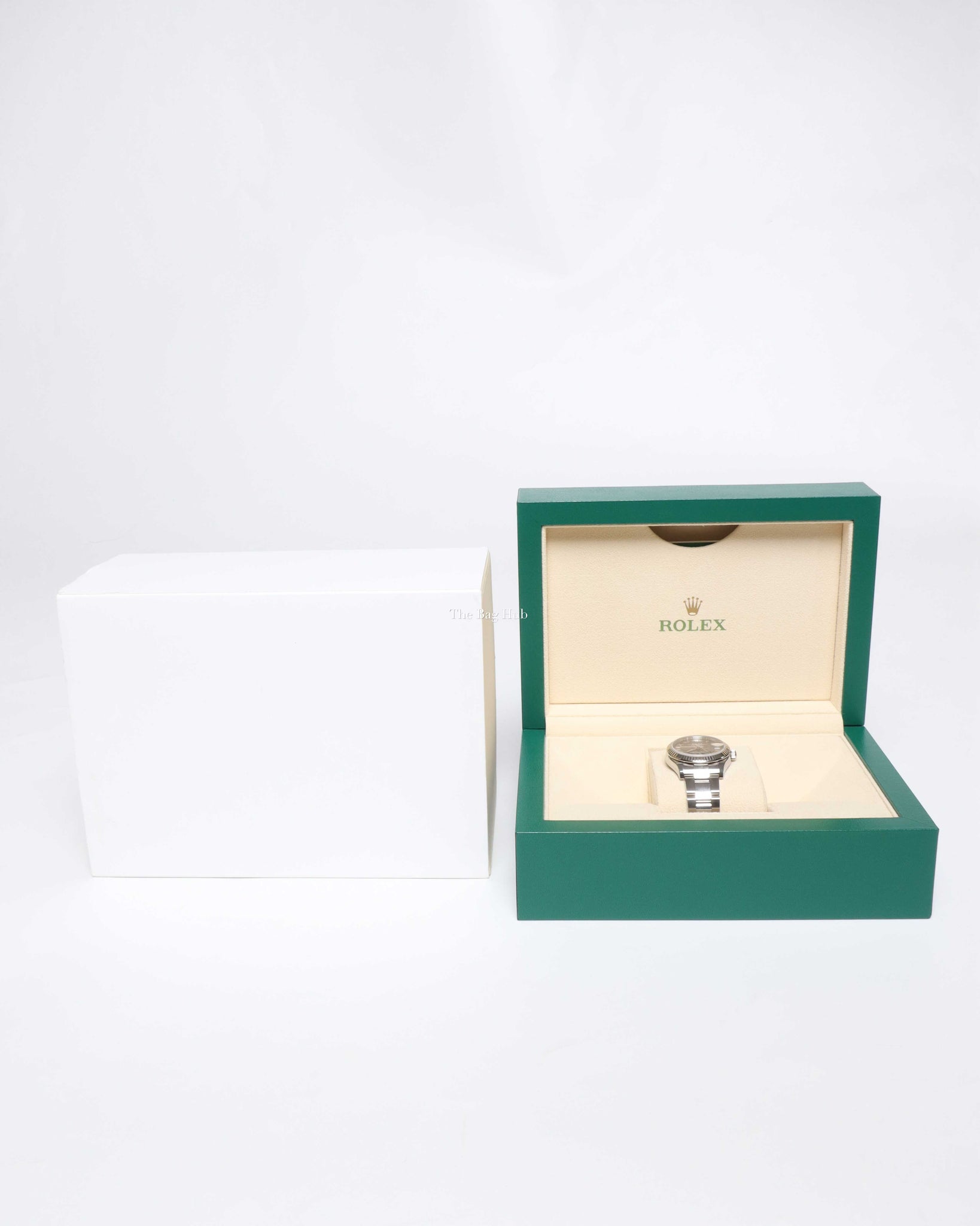 Rolex Oystersteel & White Gold/Dary Grey Datejust 31mm 278274-8