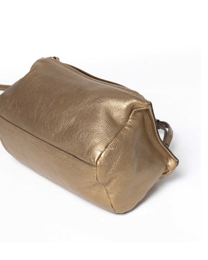 Givenchy Gold Leather Mini Pandora Bag