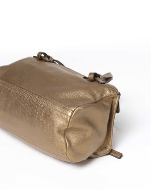 Givenchy Gold Leather Mini Pandora Bag