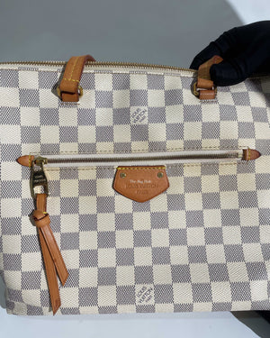 Louis Vuitton, Bags, Louis Vuitton Damier Azur Iena Pm Shoulder Tote Bag  Ex