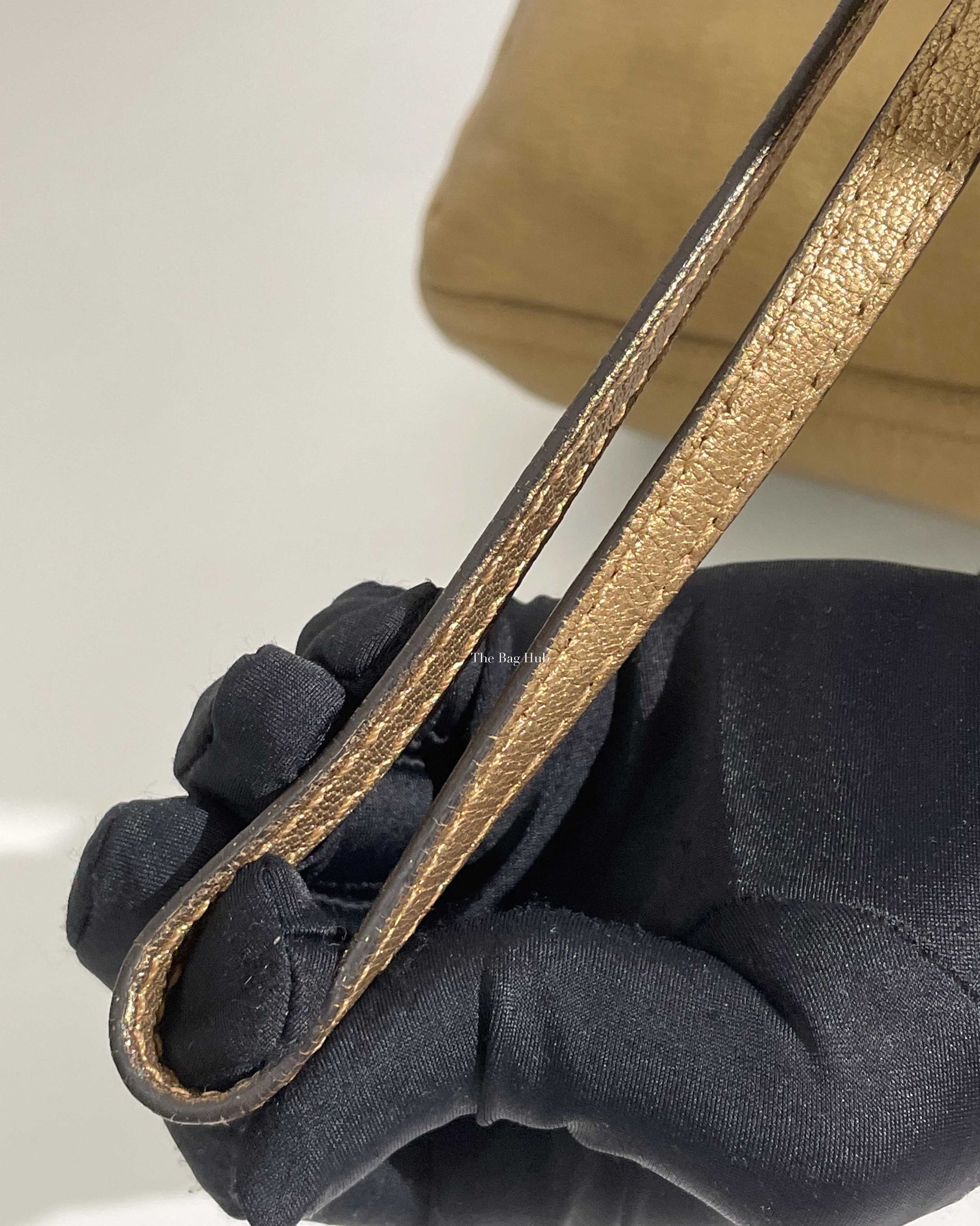 Givenchy Gold Leather Mini Pandora Bag