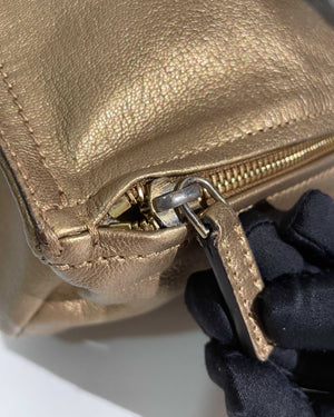 Givenchy Gold Leather Mini Pandora Bag