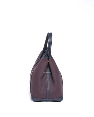 Hermes Cassis/Bleu Nuit Canvas Garden Party 36-4