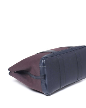 Hermes Cassis/Bleu Nuit Canvas Garden Party 36-7