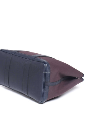 Hermes Cassis/Bleu Nuit Canvas Garden Party 36-8