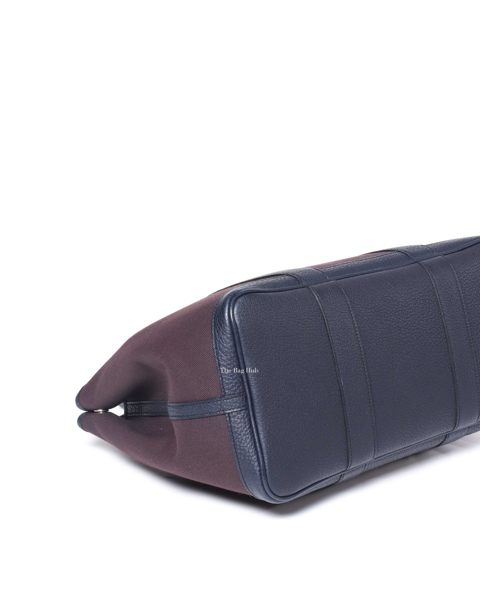 Hermes Cassis/Bleu Nuit Canvas Garden Party 36-9
