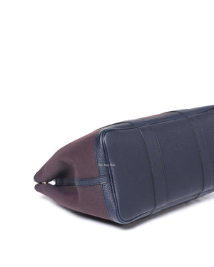 Hermes Cassis/Bleu Nuit Canvas Garden Party 36-9