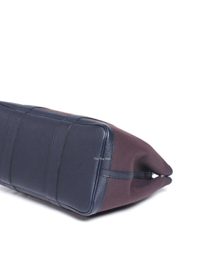 Hermes Cassis/Bleu Nuit Canvas Garden Party 36-10