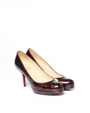 Christian Louboutin Tartaruga Patent Calf Prorata Pumps 90 Size 36-2