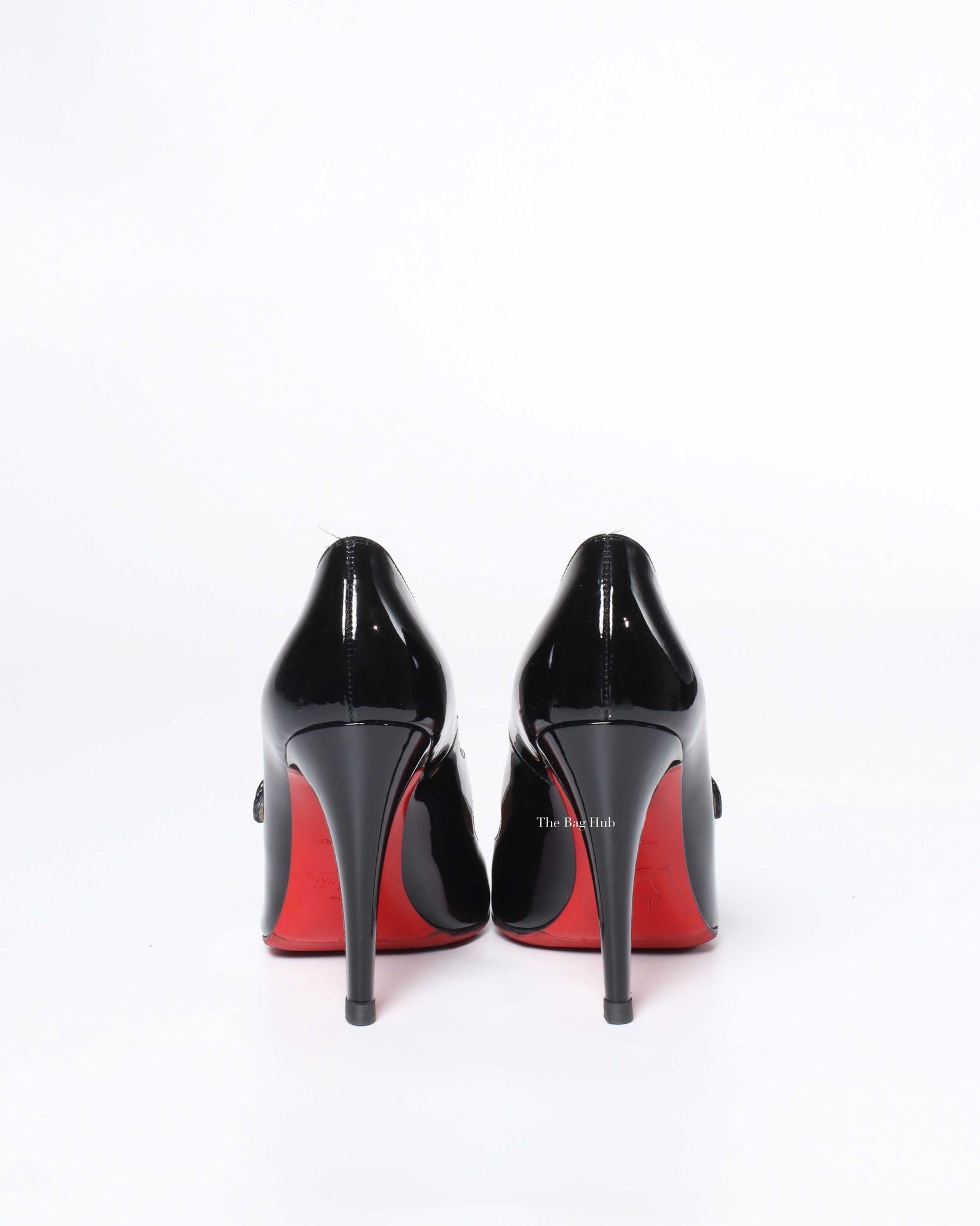 Christian Louboutin Black Patent Charleen 100 Pumps Size 36-6