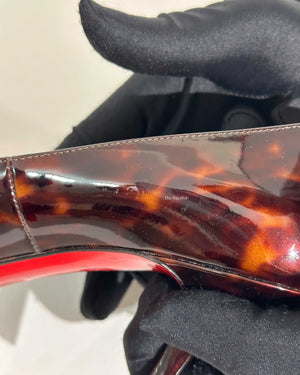 Christian Louboutin Tartaruga Patent Calf Prorata Pumps 90 Size 36-18