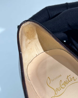 Christian Louboutin Tartaruga Patent Calf Prorata Pumps 90 Size 36-24