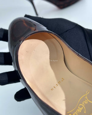 Christian Louboutin Tartaruga Patent Calf Prorata Pumps 90 Size 36-25