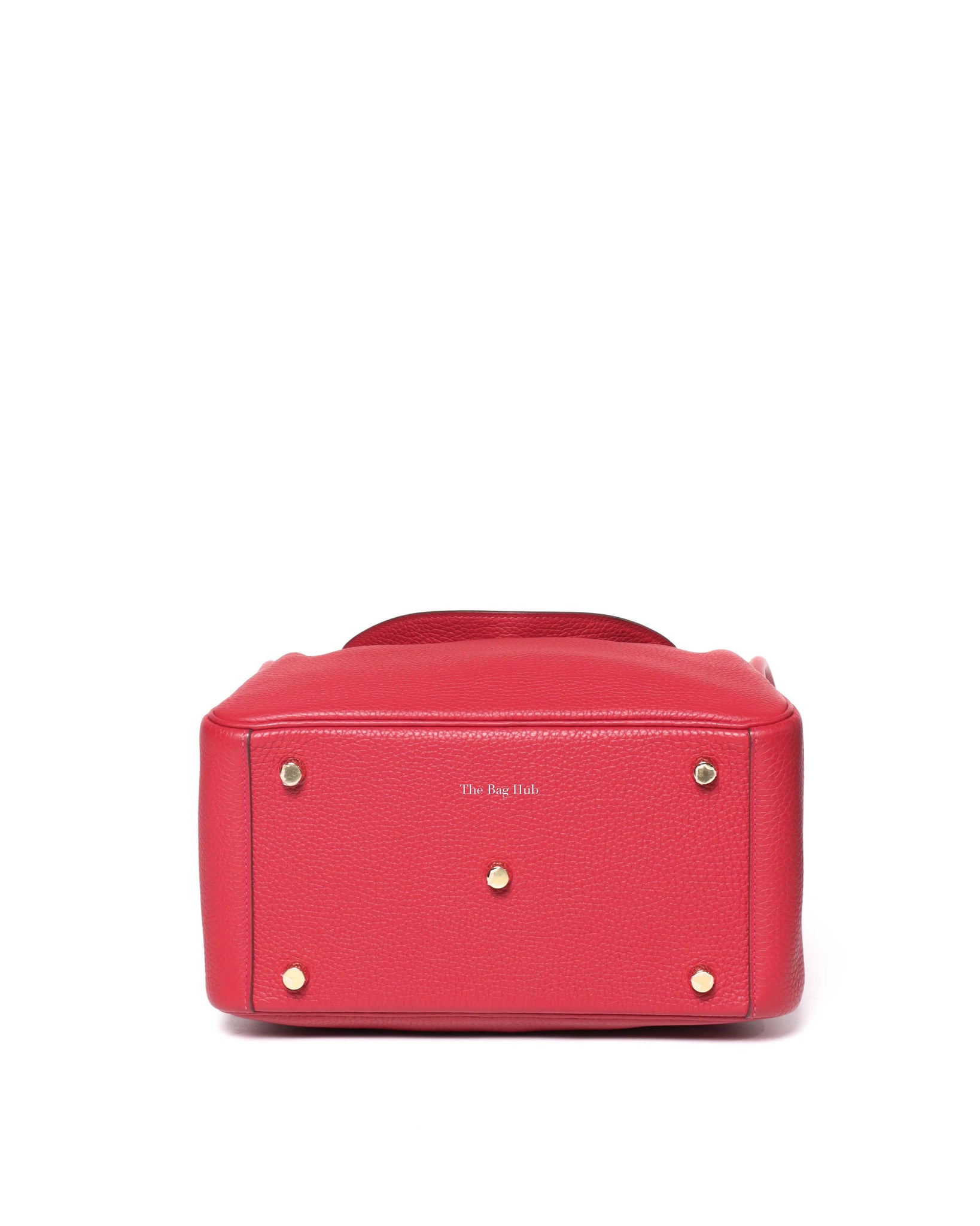 Hermes Rouge Casaque Taurillon Clemence Lindy 26-6