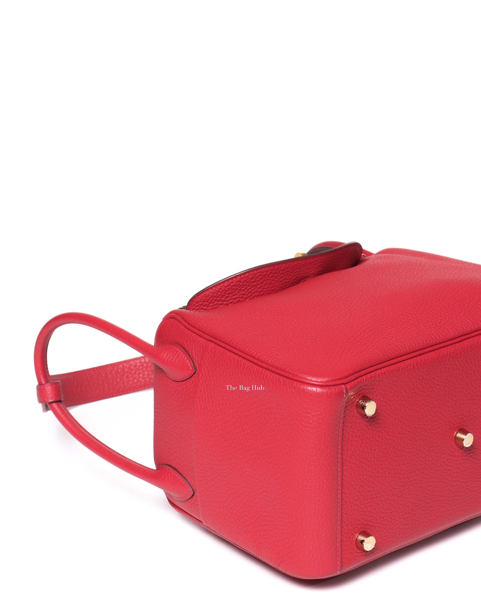 Hermes Rouge Casaque Taurillon Clemence Lindy 26-7