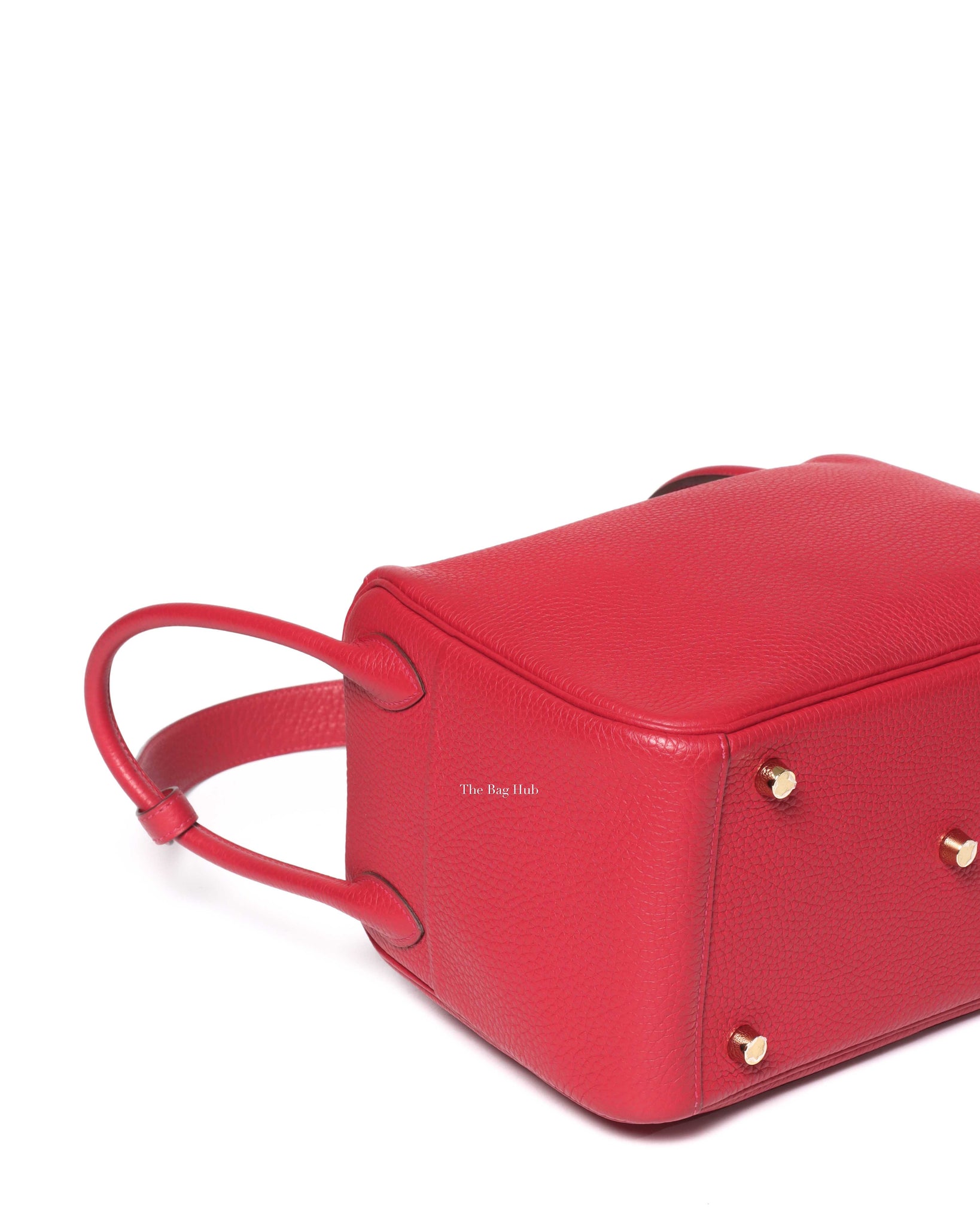 Hermes Rouge Casaque Taurillon Clemence Lindy 26-8