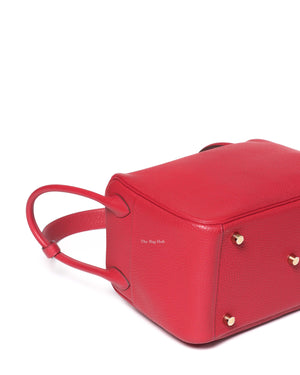 Hermes Rouge Casaque Taurillon Clemence Lindy 26-8